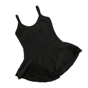 Sansha Tiara Ballet Leotard Dress Black Size B = Girl’s 4 Skirt Camisole New NWT